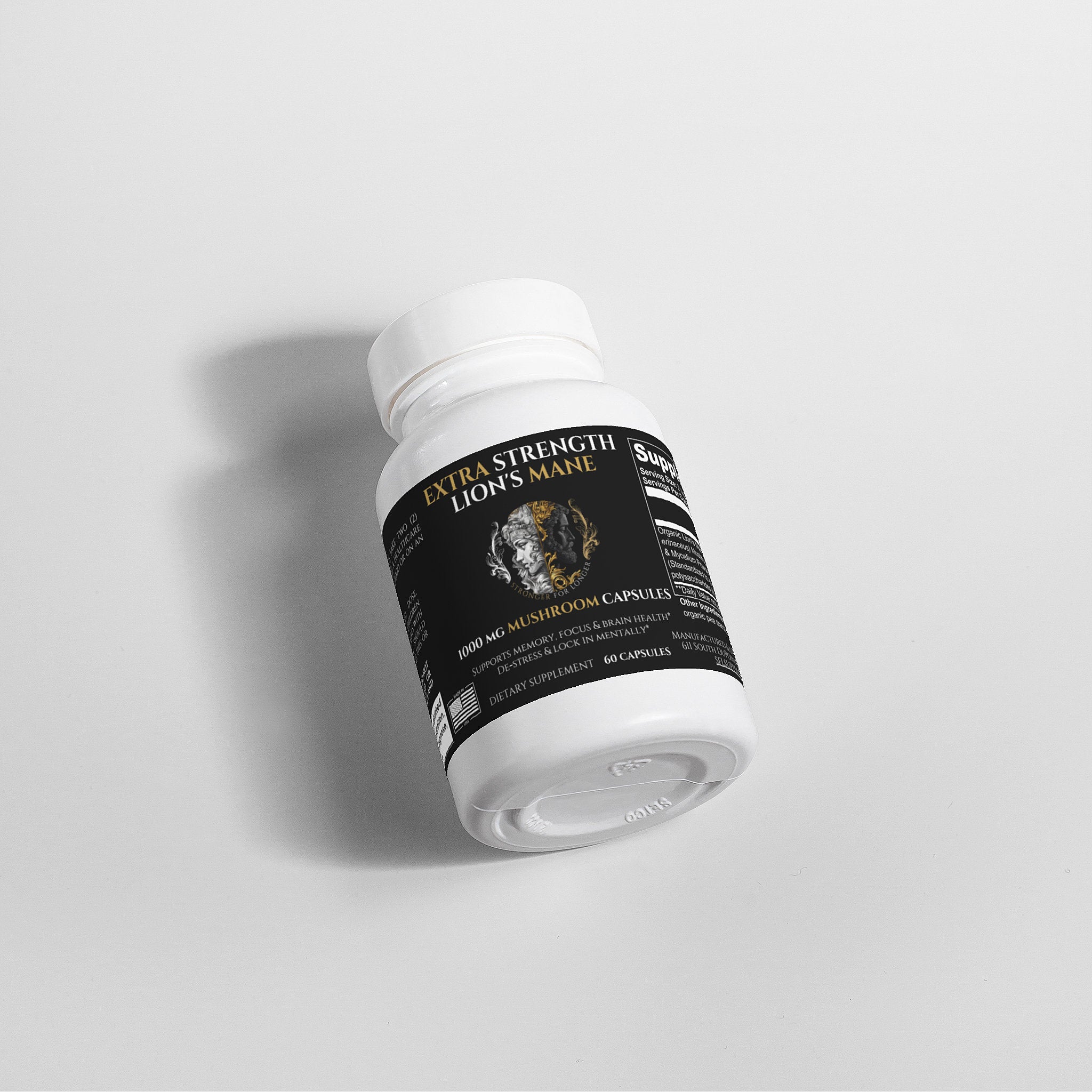 Extra Strength Lion’s Mane Mushroom Capsules: Cognitive Clarity & Mental Performance