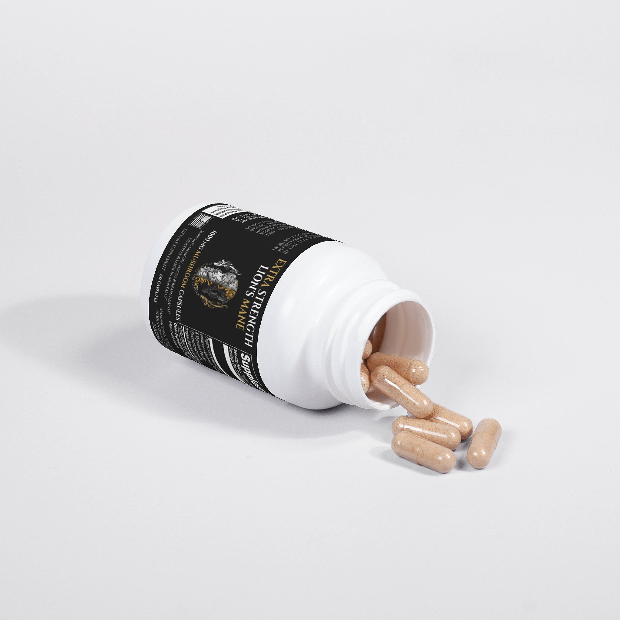 Extra Strength Lion’s Mane Mushroom Capsules: Cognitive Clarity & Mental Performance