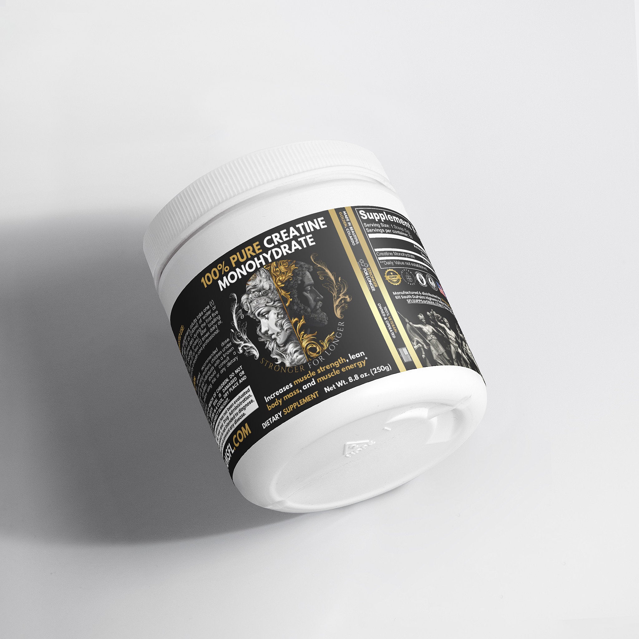 100% Pure & Natural Creatine Monohydrate: Power, Performance & Recovery Support