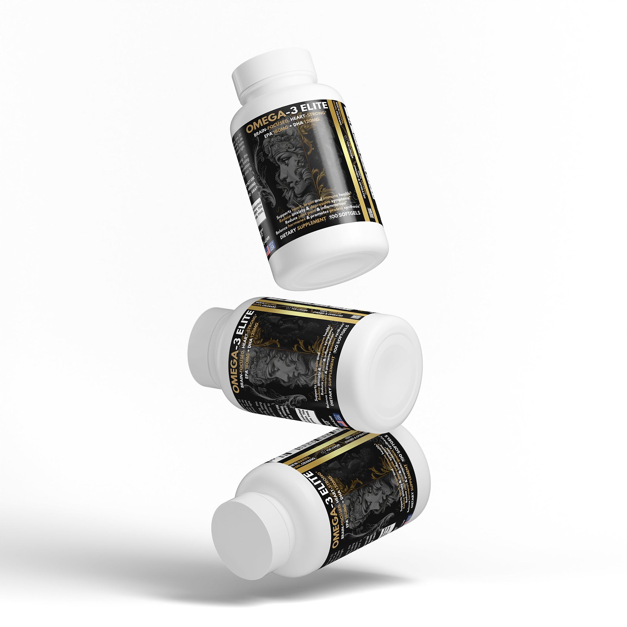 Omega-3 Elite: Brain-Focused. Heart-Strong.