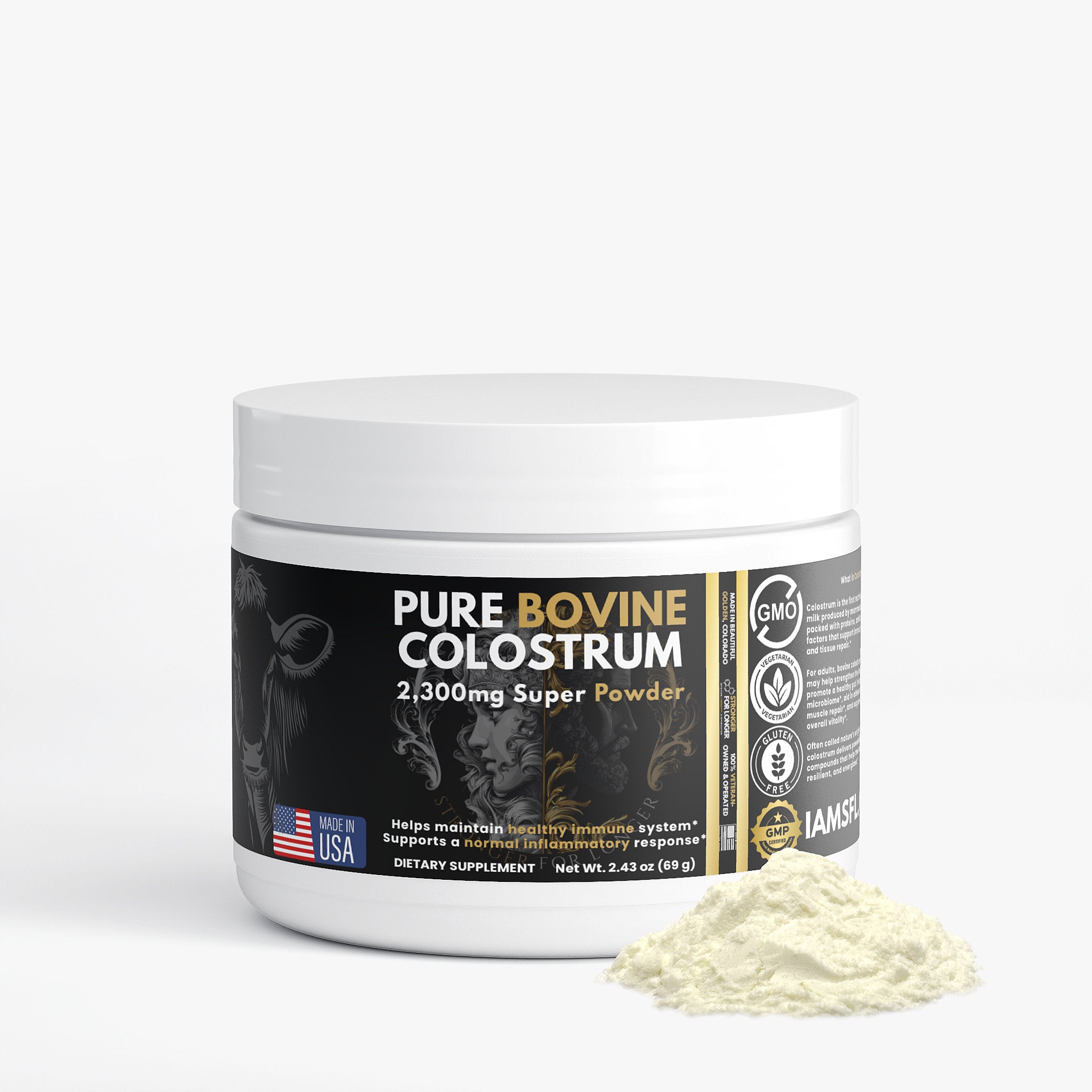 Pure Bovine Colostrum Powder