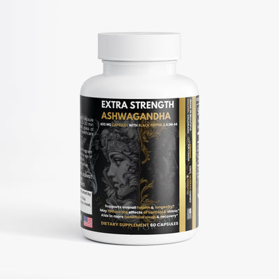 100% Pure Ashwagandha with KSM-66: Anxiety & Stress Relief