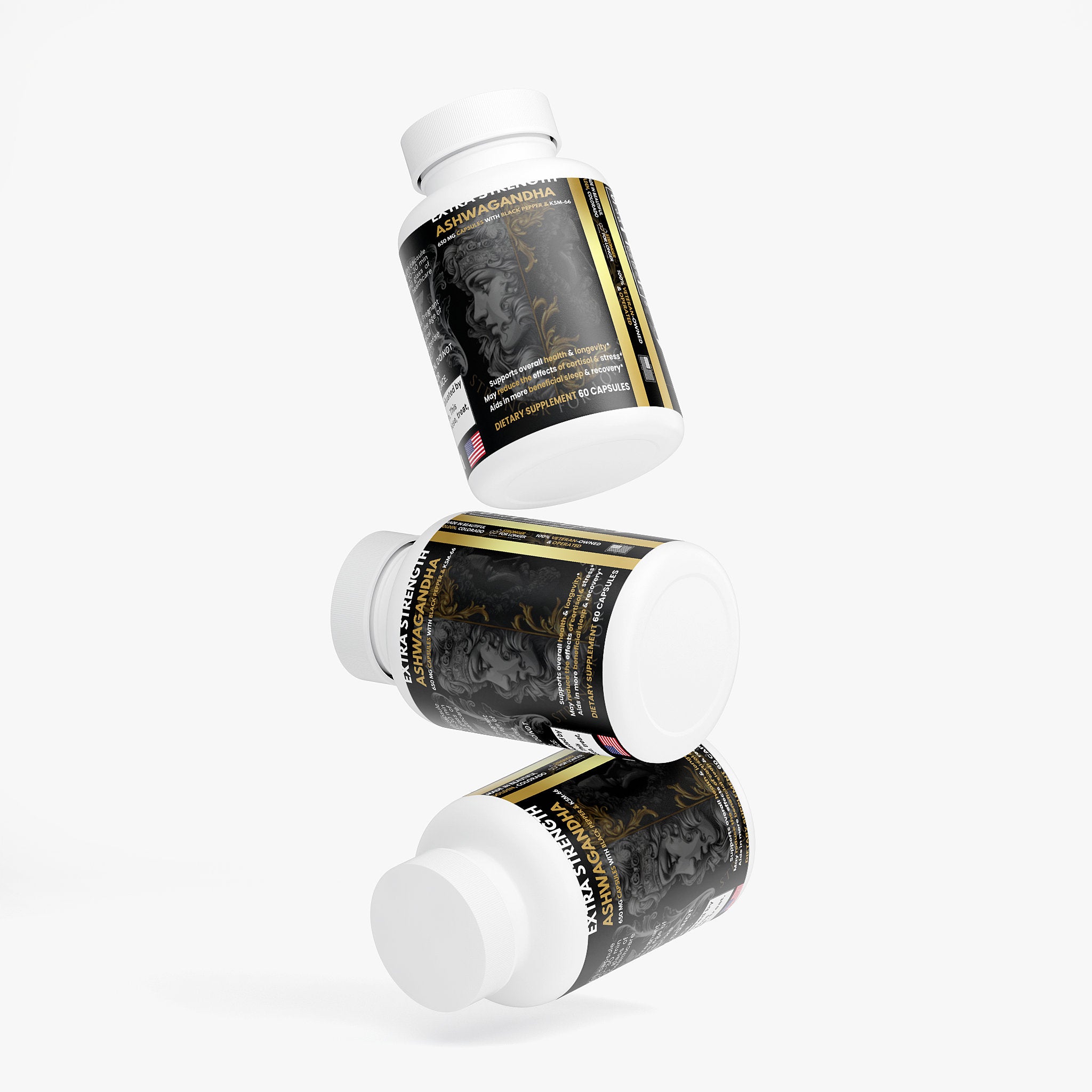 100% Pure Ashwagandha with KSM-66: Anxiety & Stress Relief