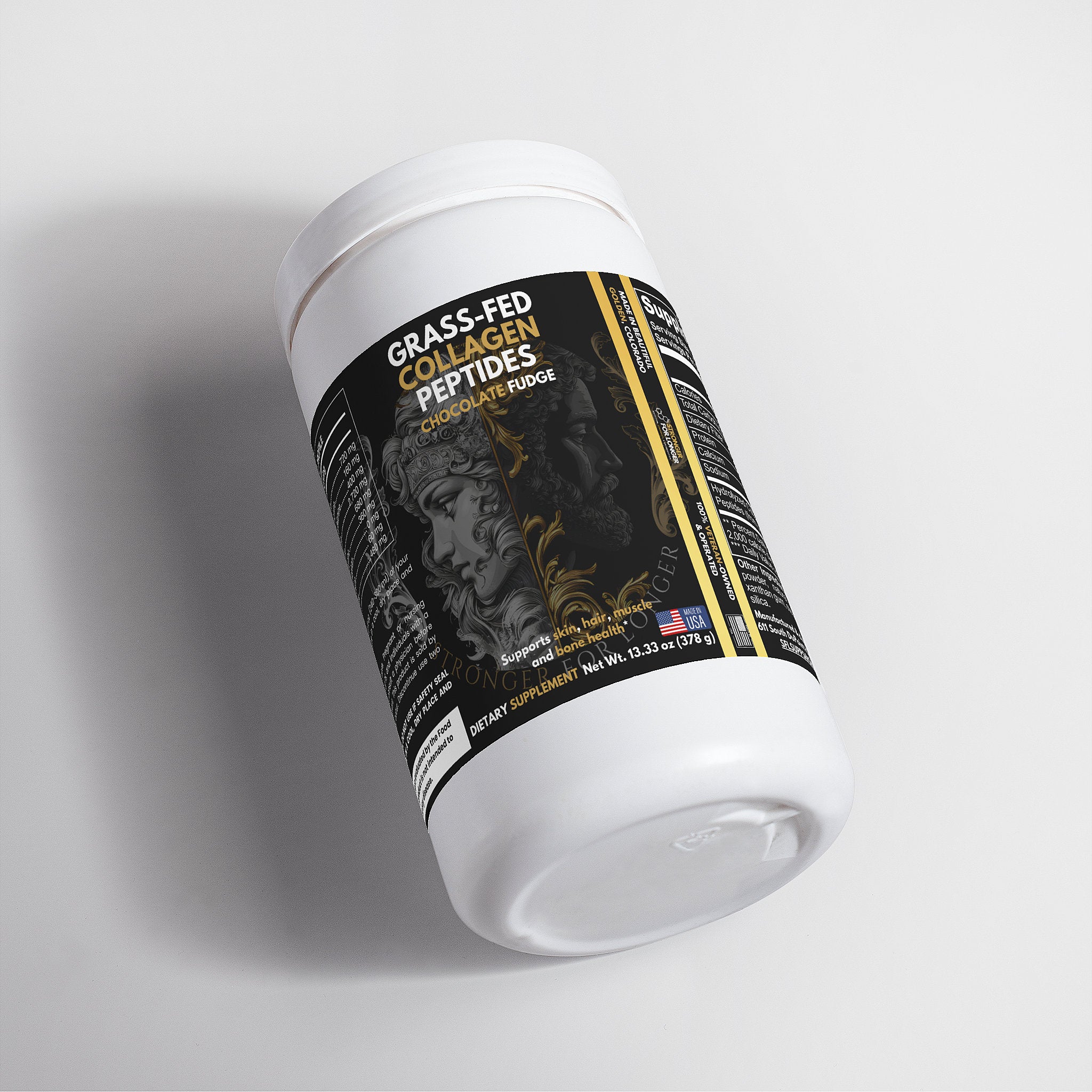 Grass-Fed Collagen Peptides: Chocolate Fudge