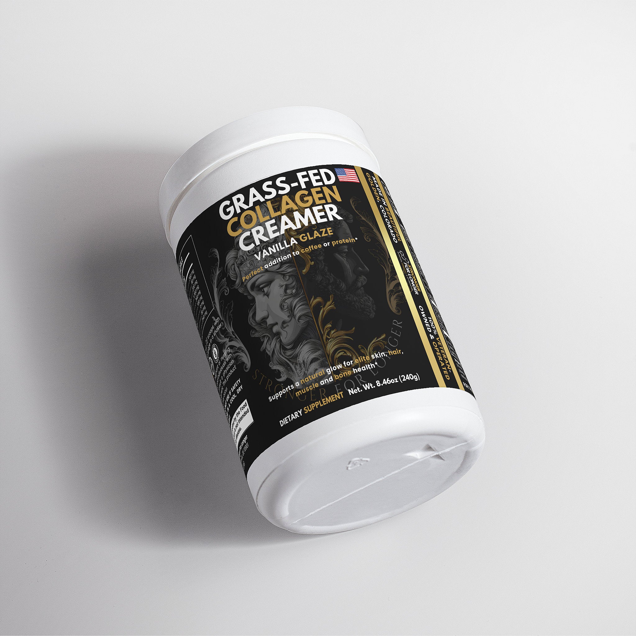 Grass-Fed Collagen Creamer: Vanilla Glaze