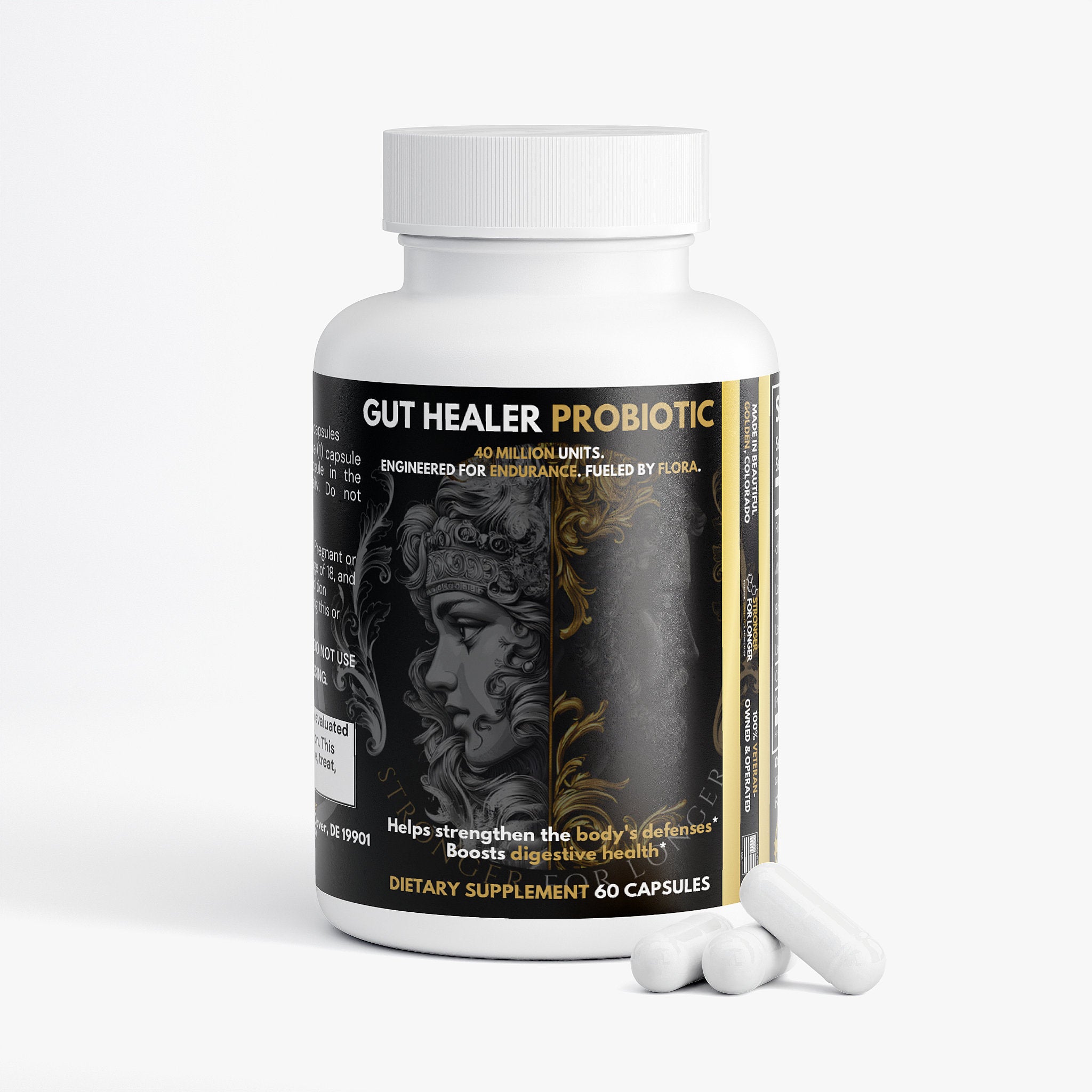 Gut Healer Probiotic – 40 Billion Units 🌿✨ Advanced Digestive & Metabolic Support
