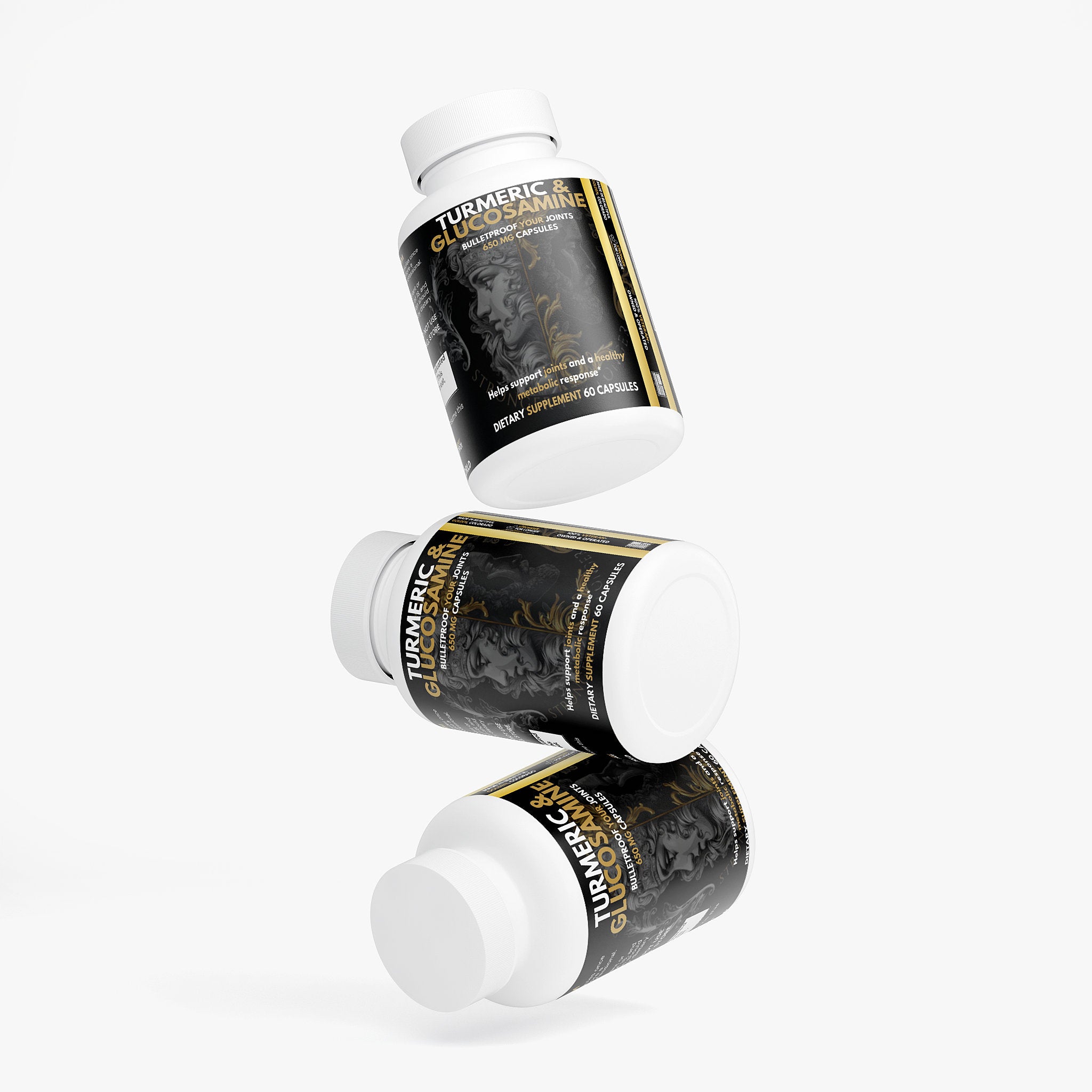 Turmeric & Glucosamine - 1330 mg: Advanced Joint Support & Mobility Formula