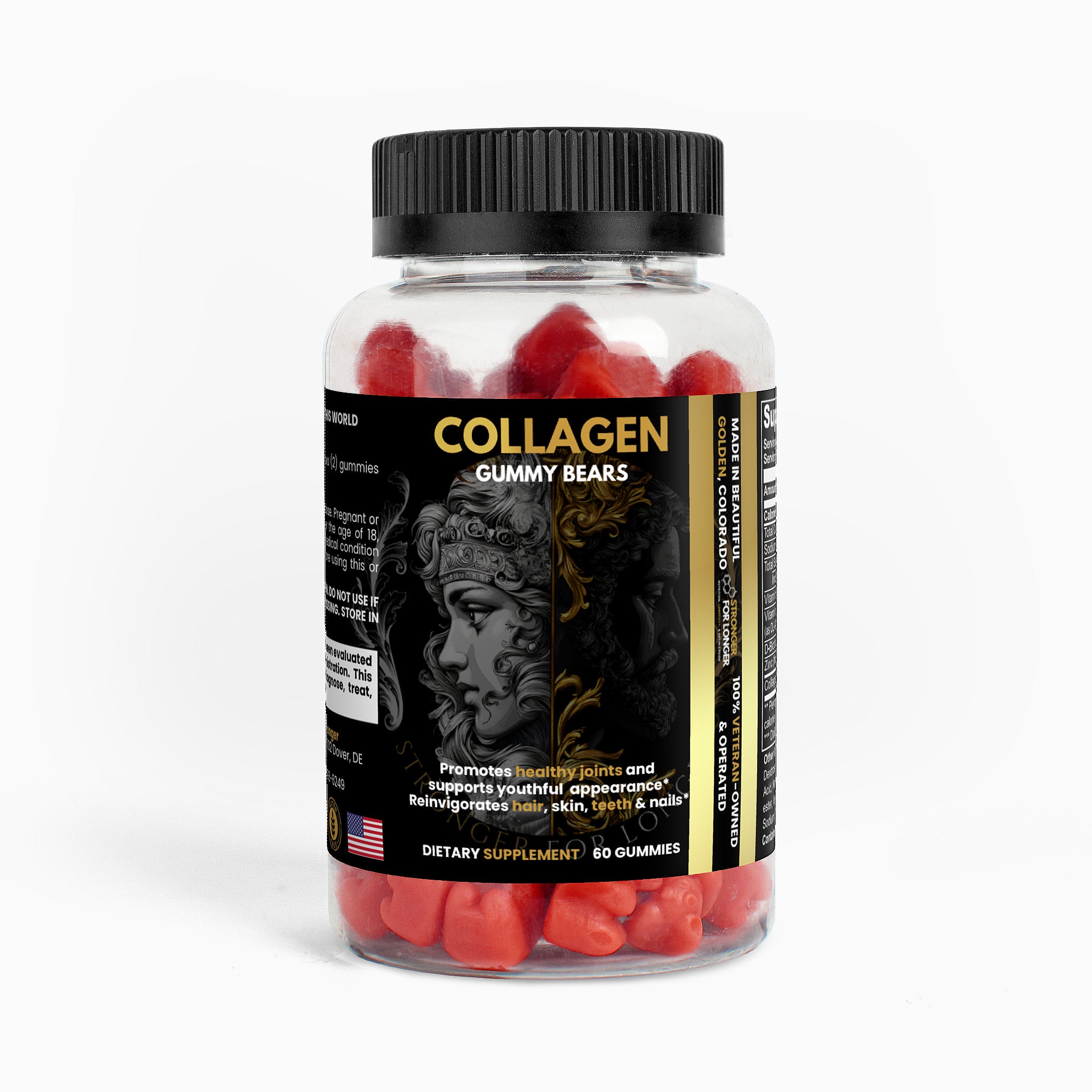 Collagen Gummy Bears: Hair, Skin, Nails & Teeth