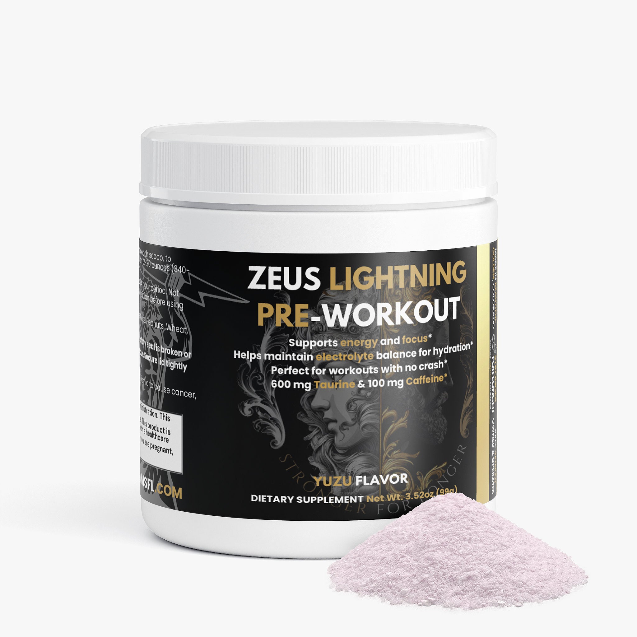 Zeus Lightning Pre-Workout: Electric Jasmine