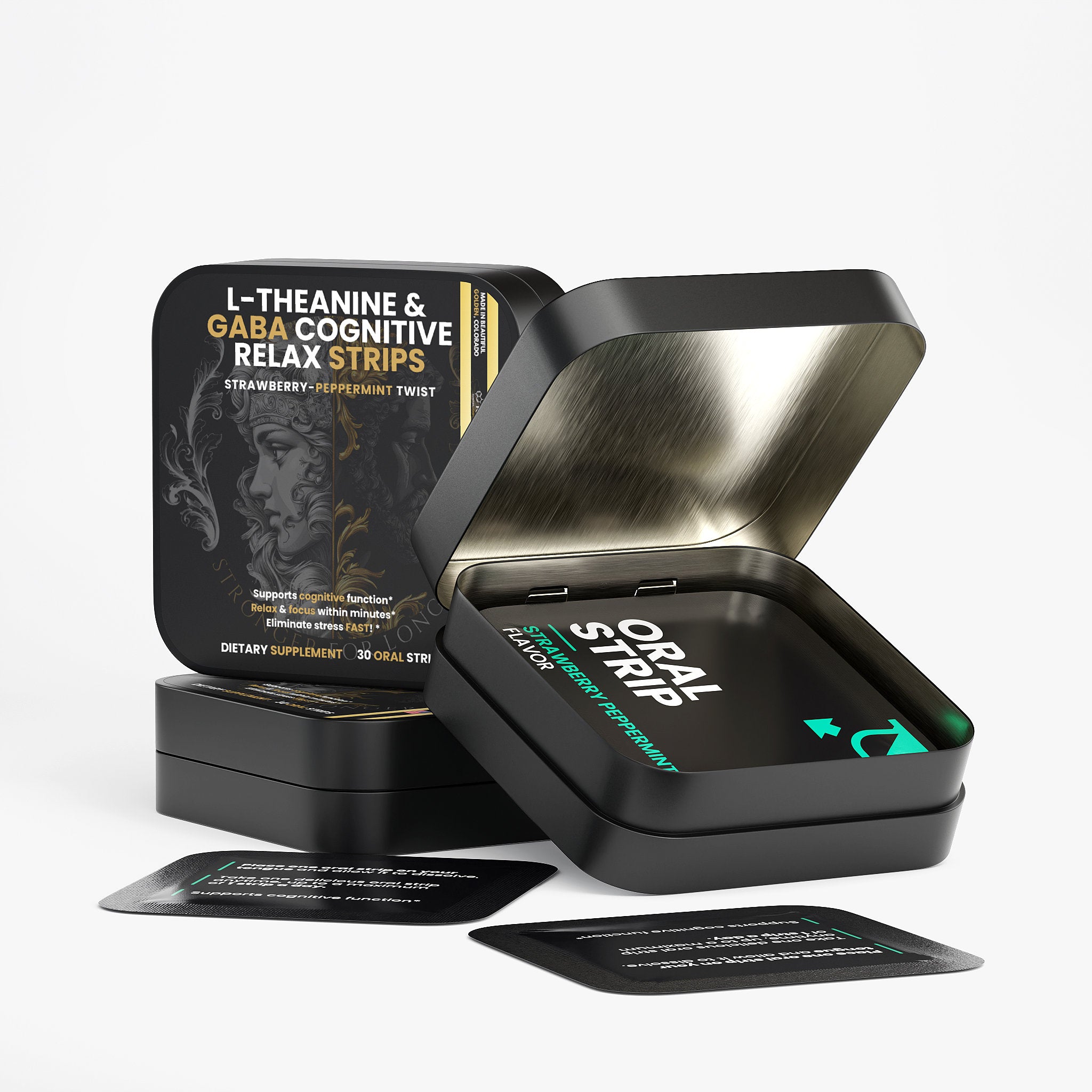 L-Theanine & GABA Cognitive Relax Strips
