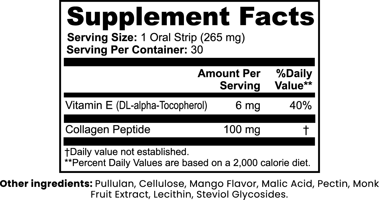 All-Natural Beauty + Collagen Strips