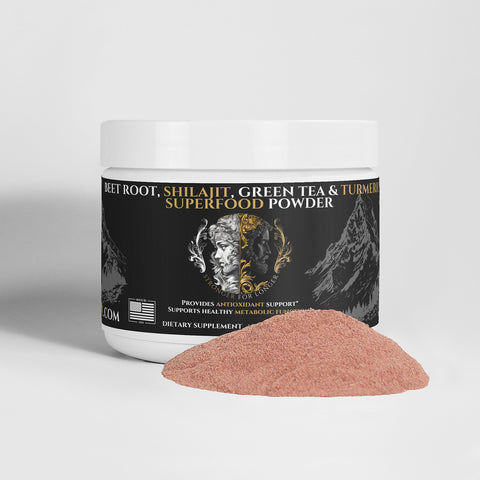 Beet Root, Shilajit, Green Tea & Turmeric Superfood Powder