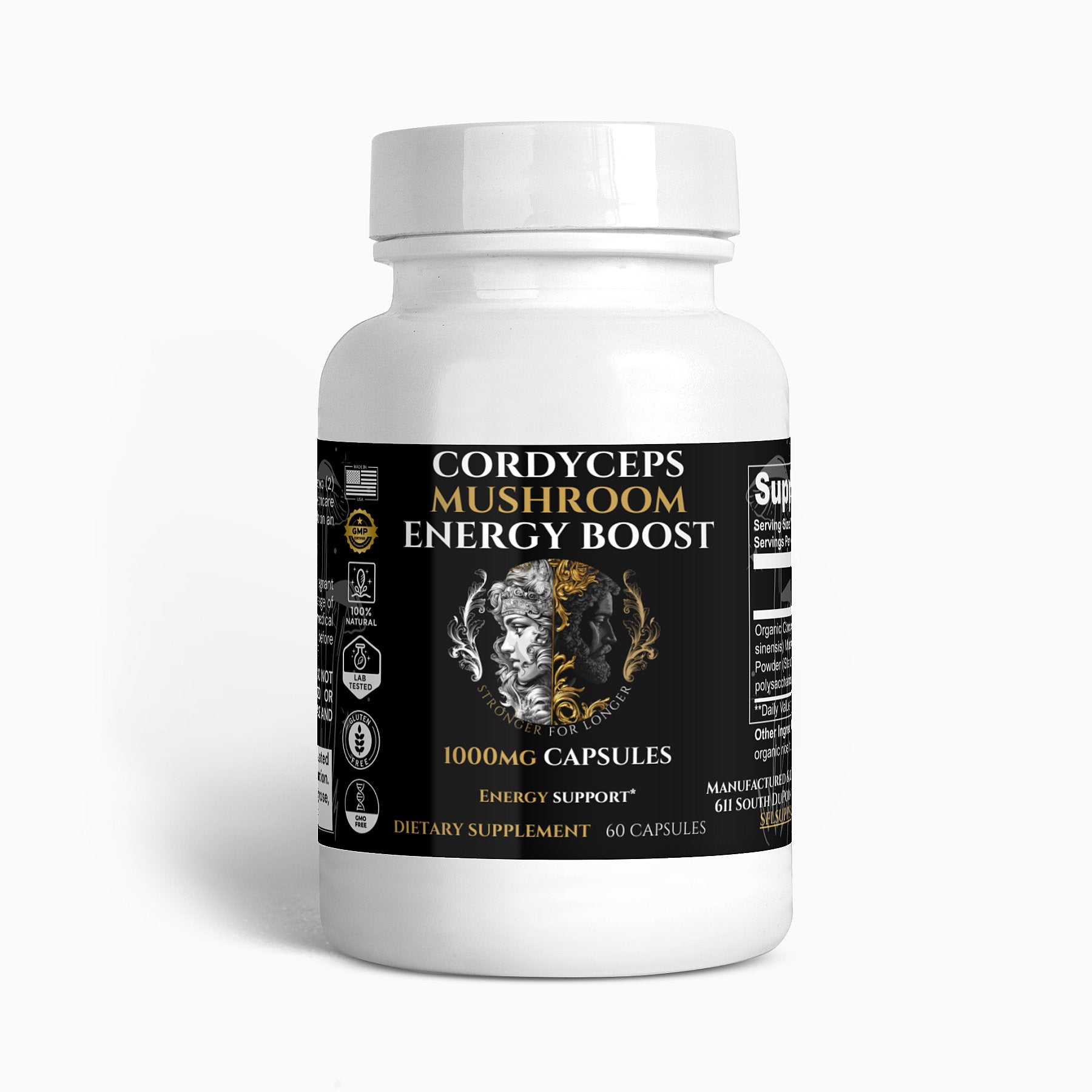 Cordyceps Mushroom Energy Boost - 1000mg