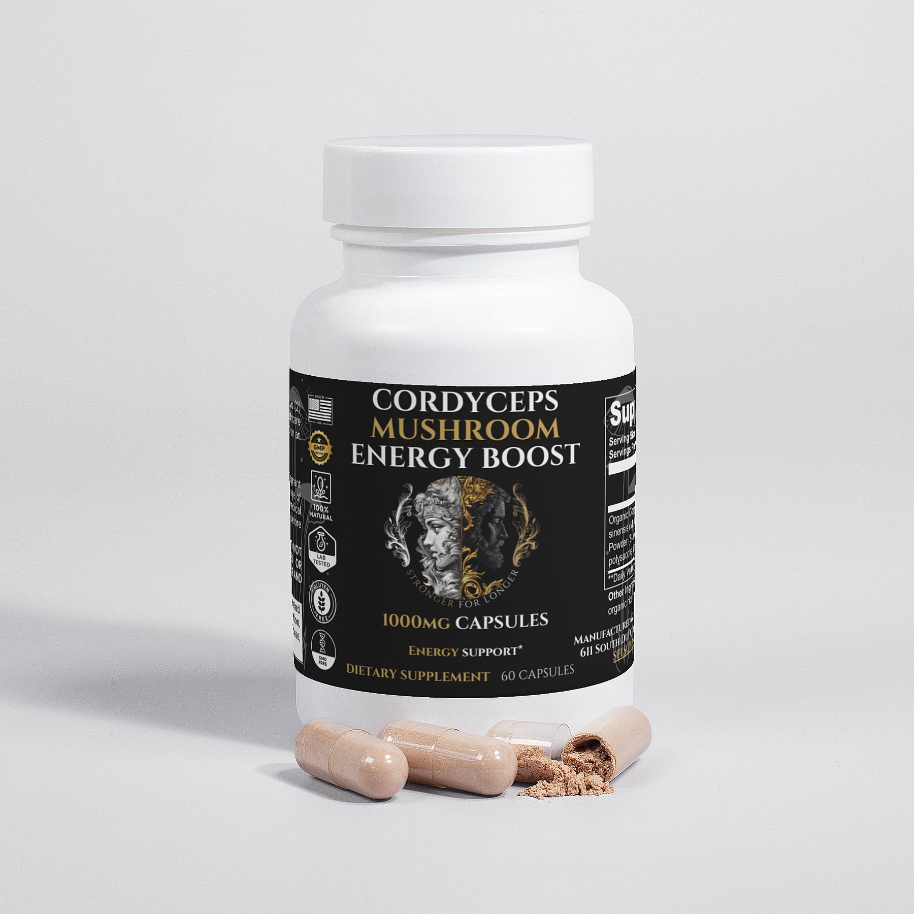 Cordyceps Mushroom Energy Boost - 1000mg