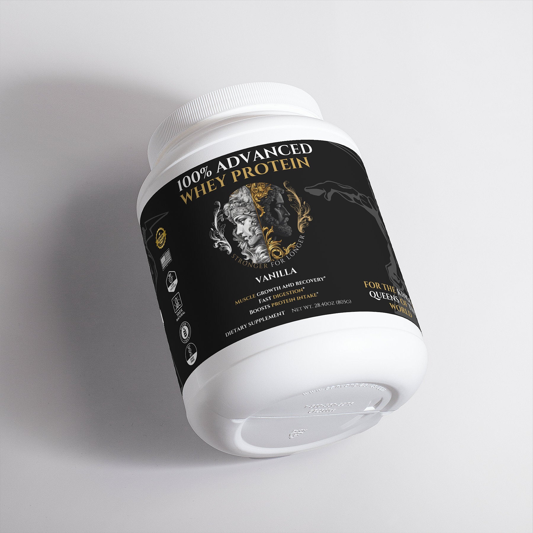 Vanilla Whey Protein Isolate: 22g of Protein per scoop