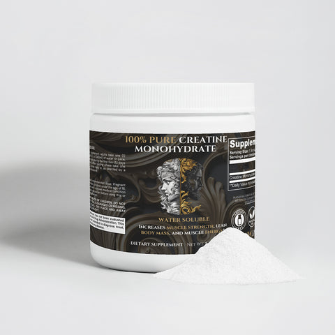 100% Pure & Natural Creatine Monohydrate (Water Soluble)