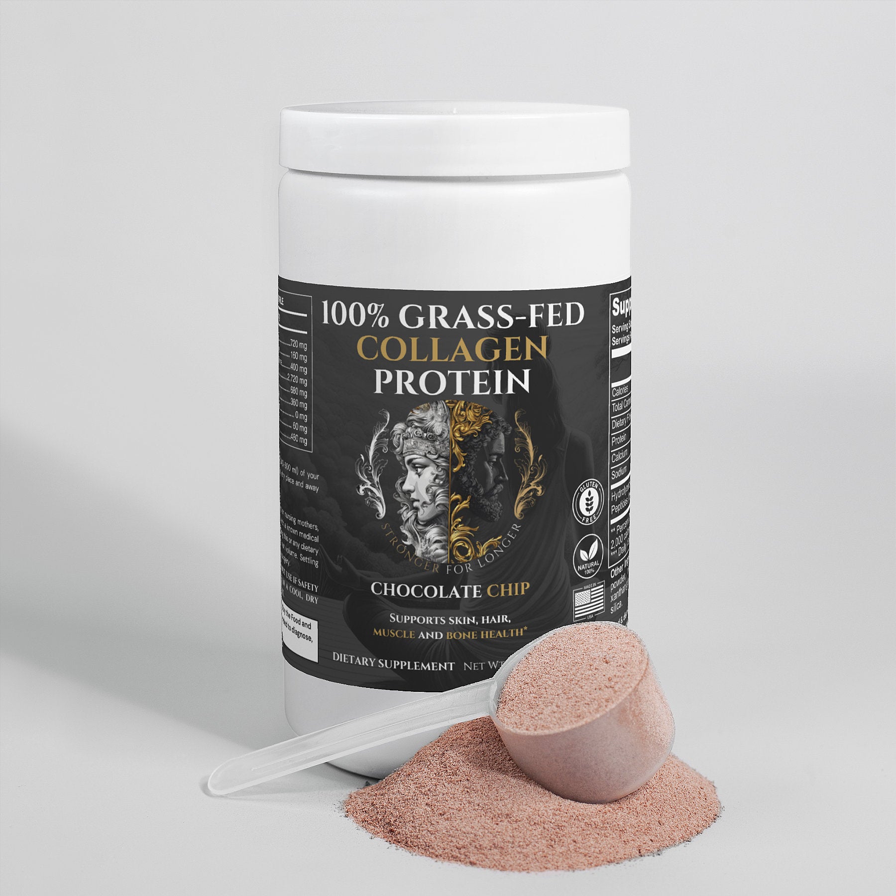 Chocolate Chip Grass-Fed Collagen Protein Powder