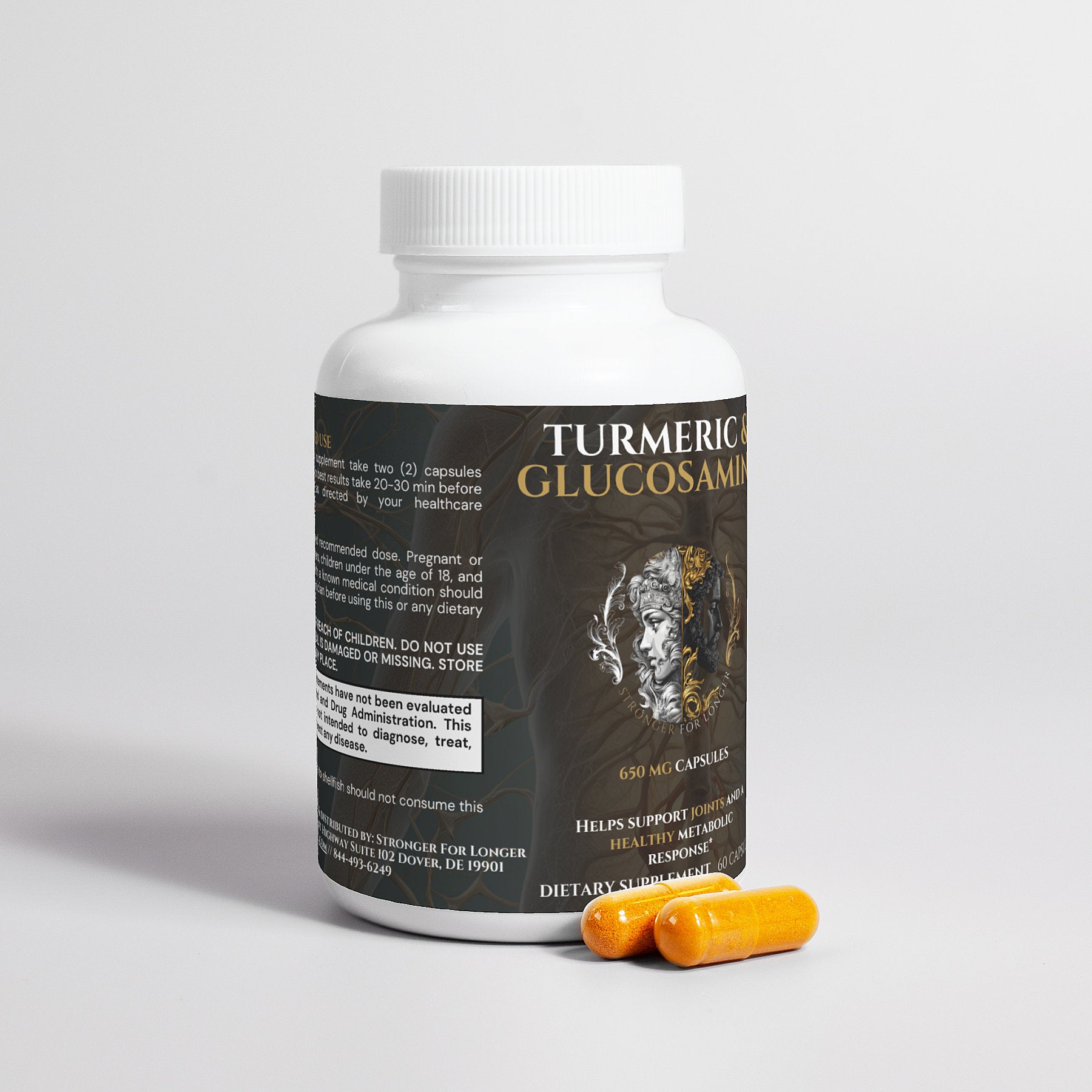 Turmeric & Glucosamine - 1330 mg: Advanced Joint Support & Mobility Formula