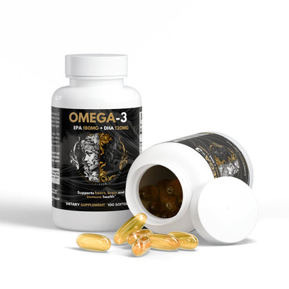 Omega-3's with EPA 180mg + DHA 120mg