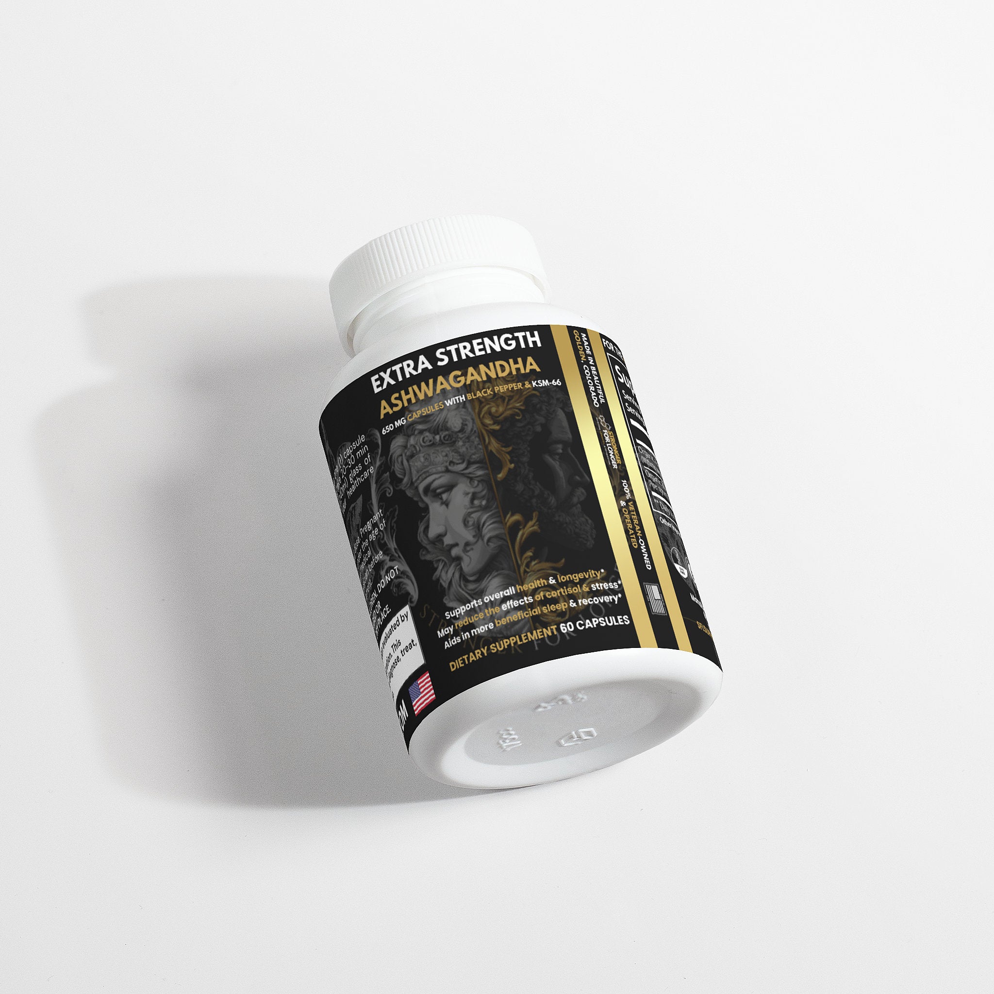 100% Pure Ashwagandha with KSM-66: Anxiety & Stress Relief