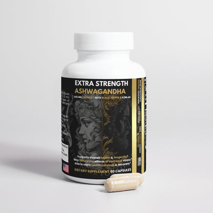 100% Pure Ashwagandha with KSM-66: Anxiety & Stress Relief