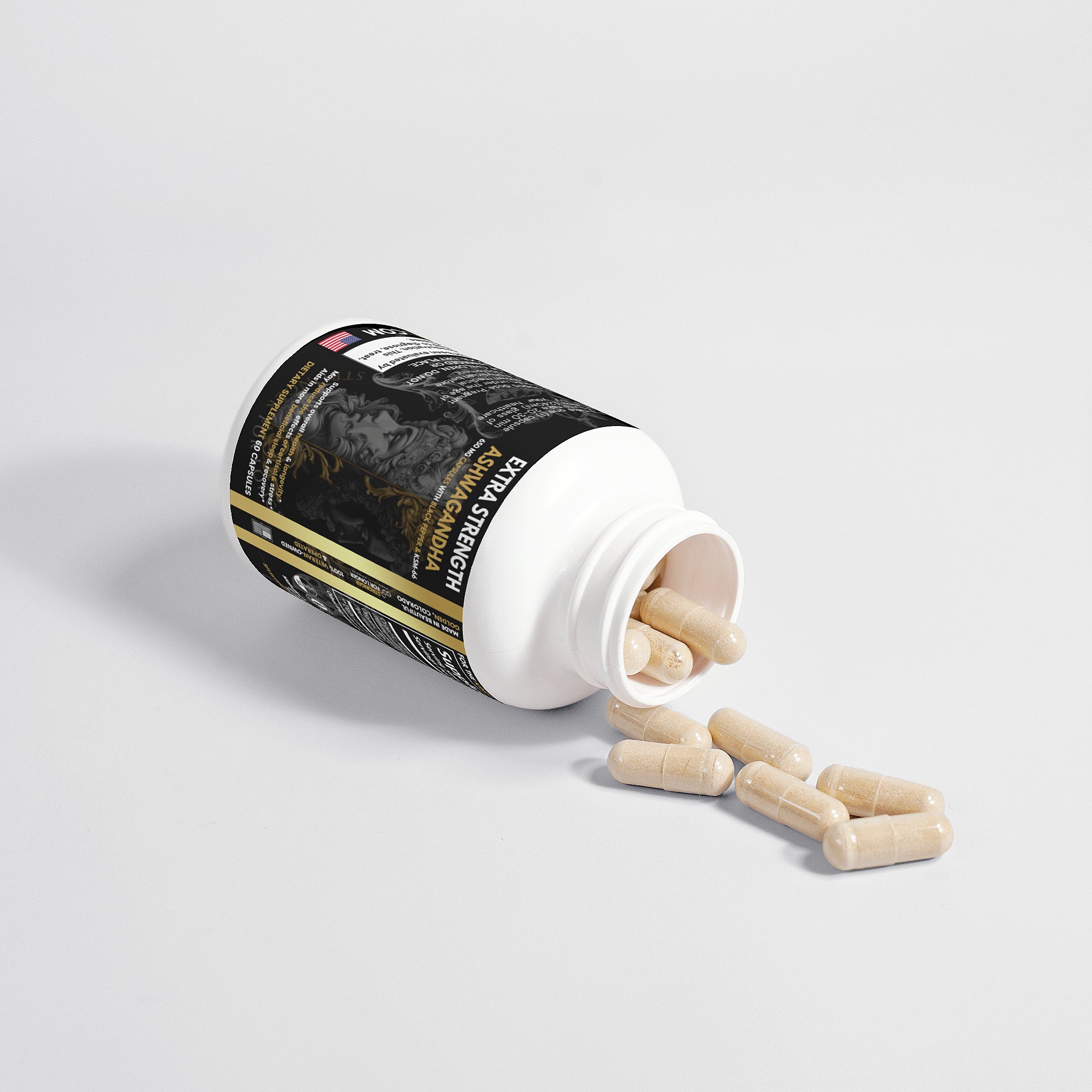 100% Pure Ashwagandha with KSM-66: Anxiety & Stress Relief