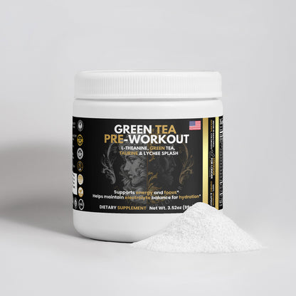 Green Tea Pre-Workout: L-Theanine, Taurine & Caffeine