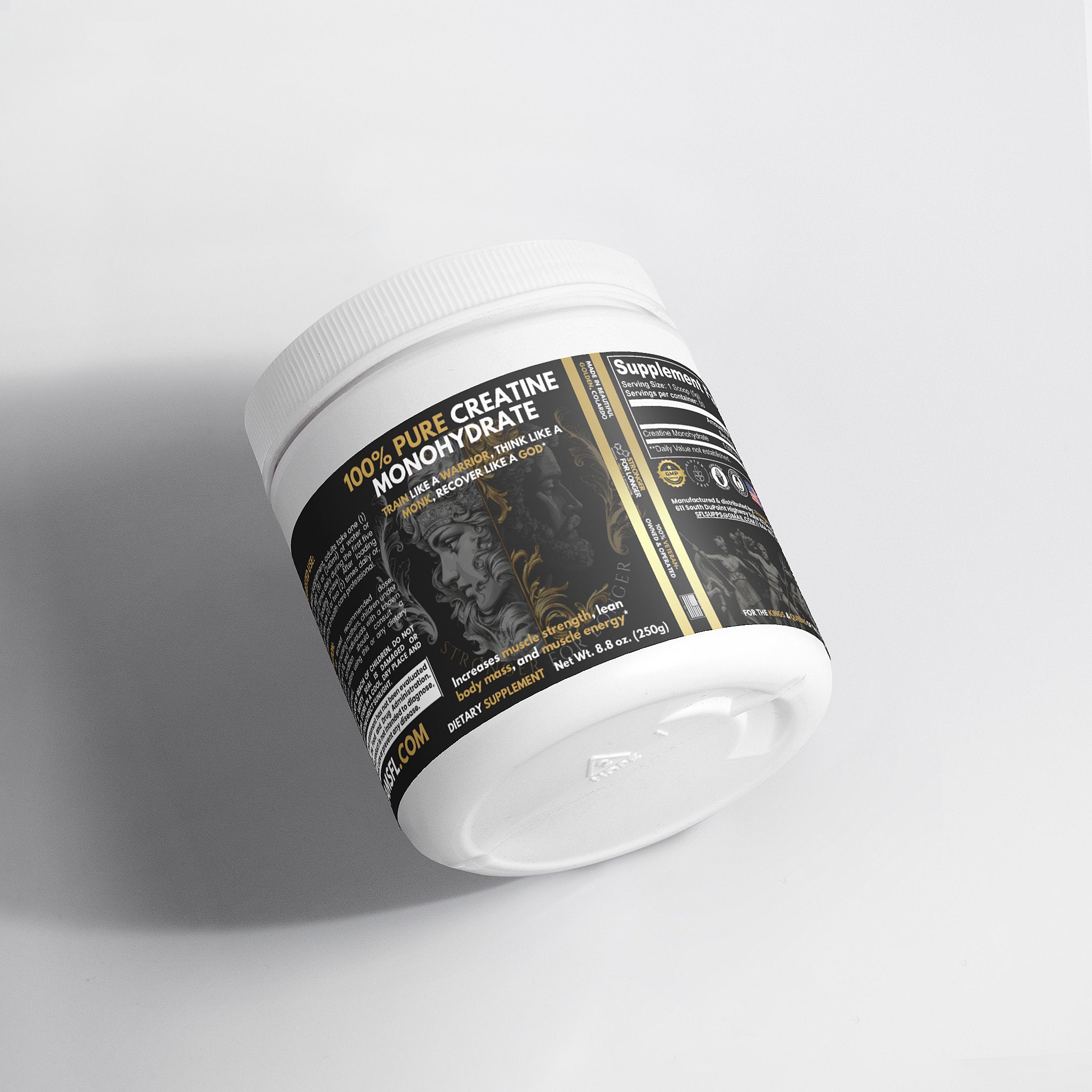 100% Pure & Natural Creatine Monohydrate: Power, Performance & Recovery Support