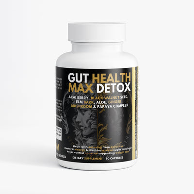 Gut Health Max Detox: Black Walnut, Acai & Elm Bark