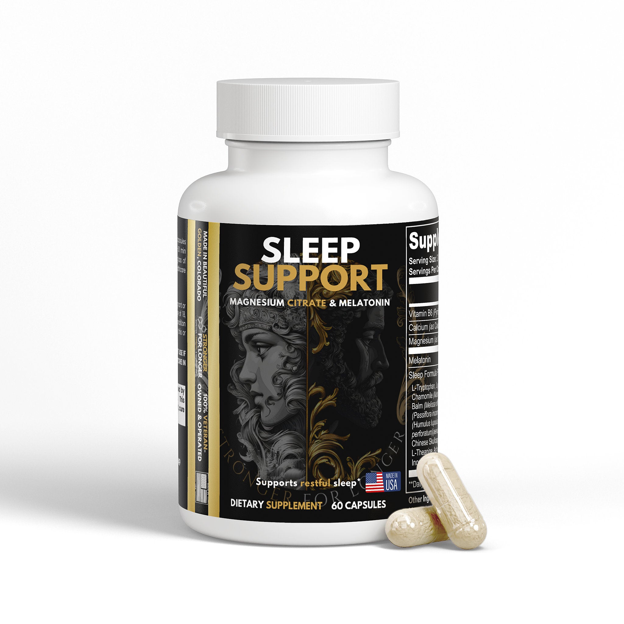 Sleep Support: Magnesium Citrate & Melatonin