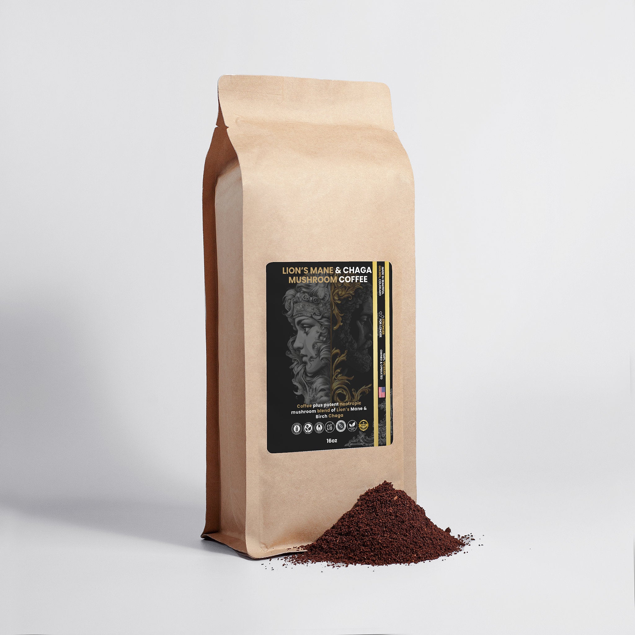Chaga & Lion’s Mane Mushroom Coffee – Power Your Mind & Body ☕🍄