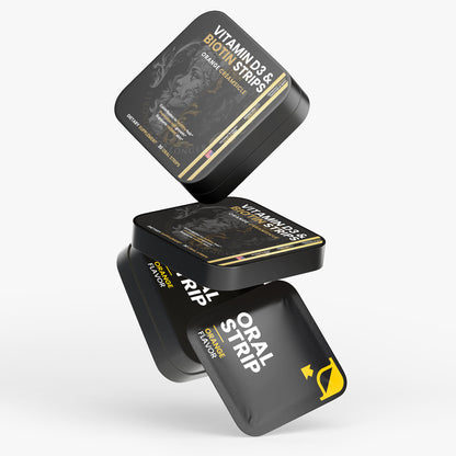 Vitamin D3 & Biotin Strips: Perfect for Hair, Skin, Teeth & Nails