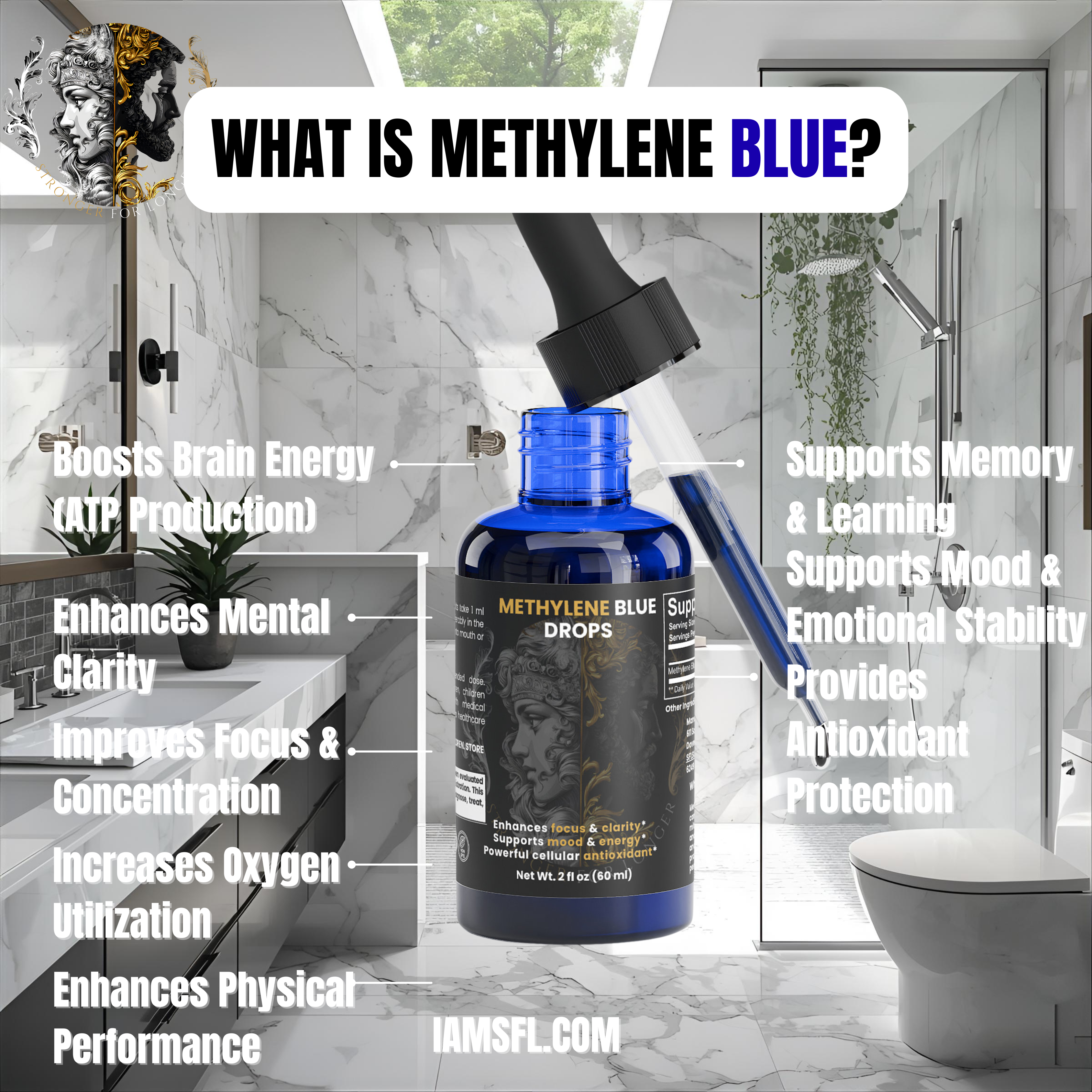 100% Pure Methylene Blue Drops (Made in USA)