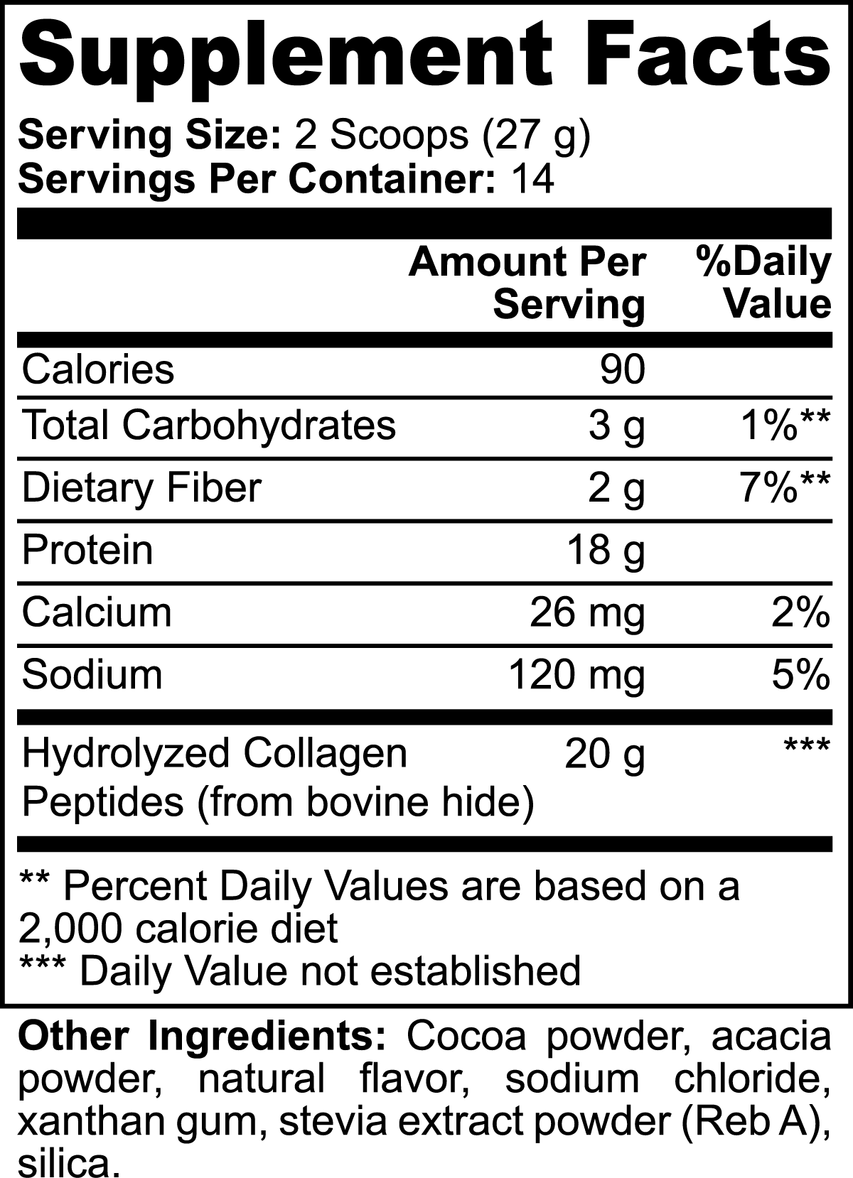 Chocolate Chip Grass-Fed Collagen Protein Powder