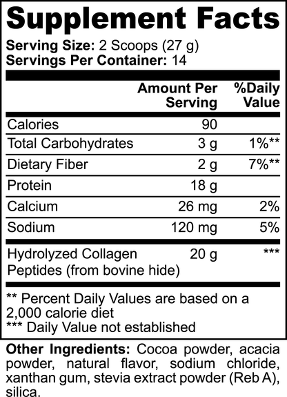 Chocolate Chip Grass-Fed Collagen Protein Powder