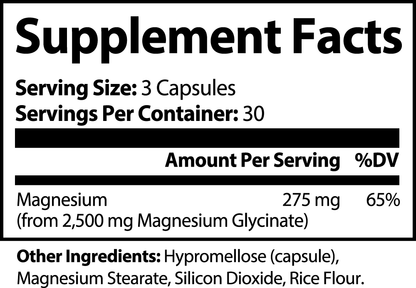 Magnesium Glycinate - 550mg