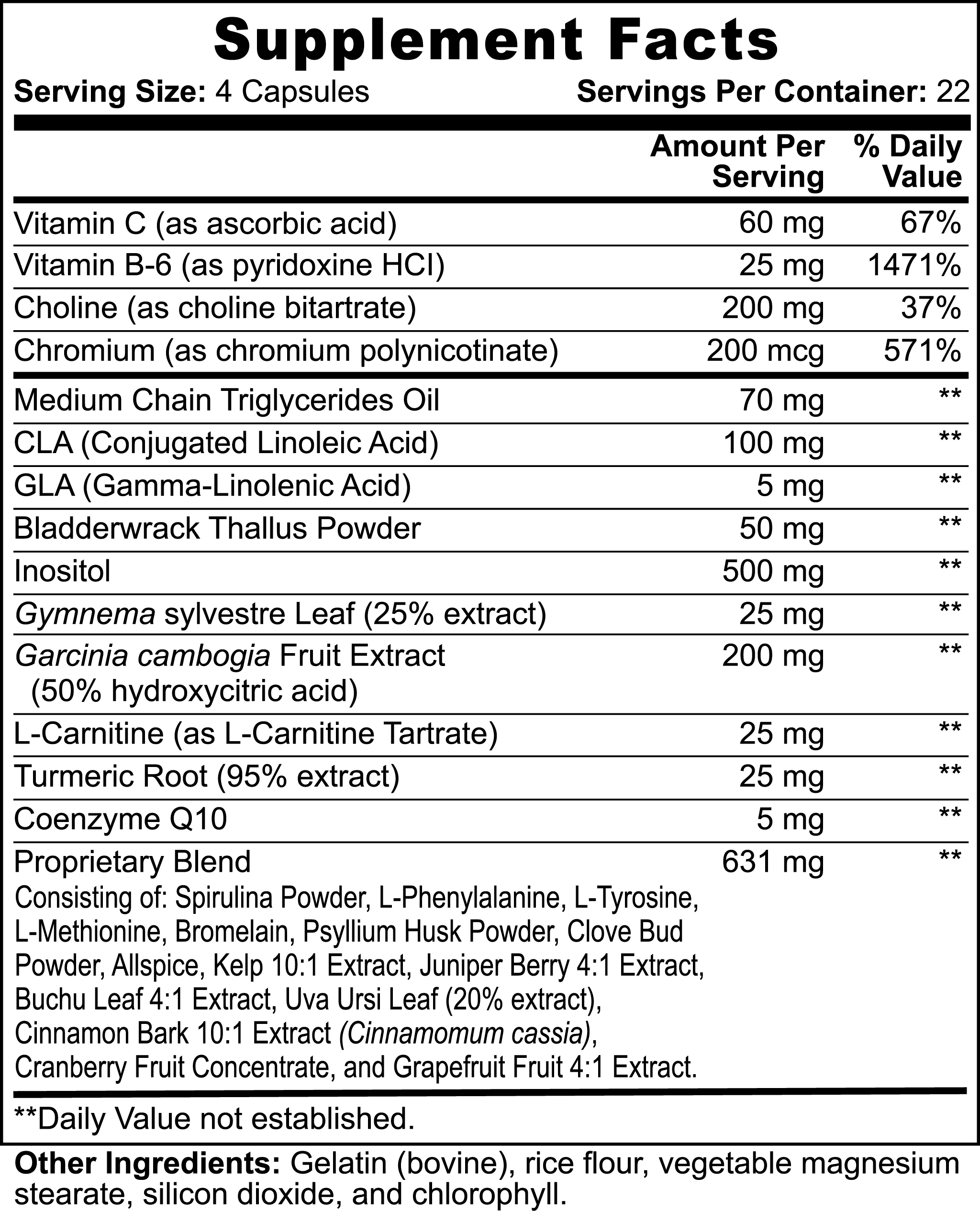 Fat Burner with MCT Oil & L-Carnitine