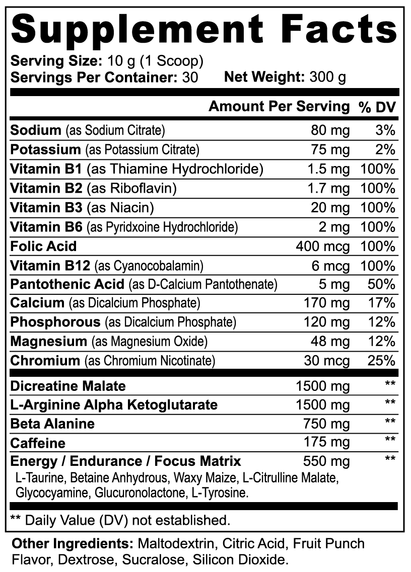 Nitric Shock Pre-Workout Powder: Unmatched Performance