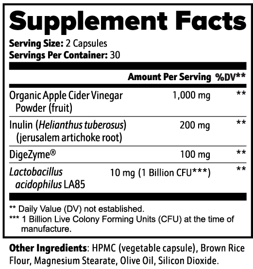 Apple Cider Vinegar Probiotic Complex