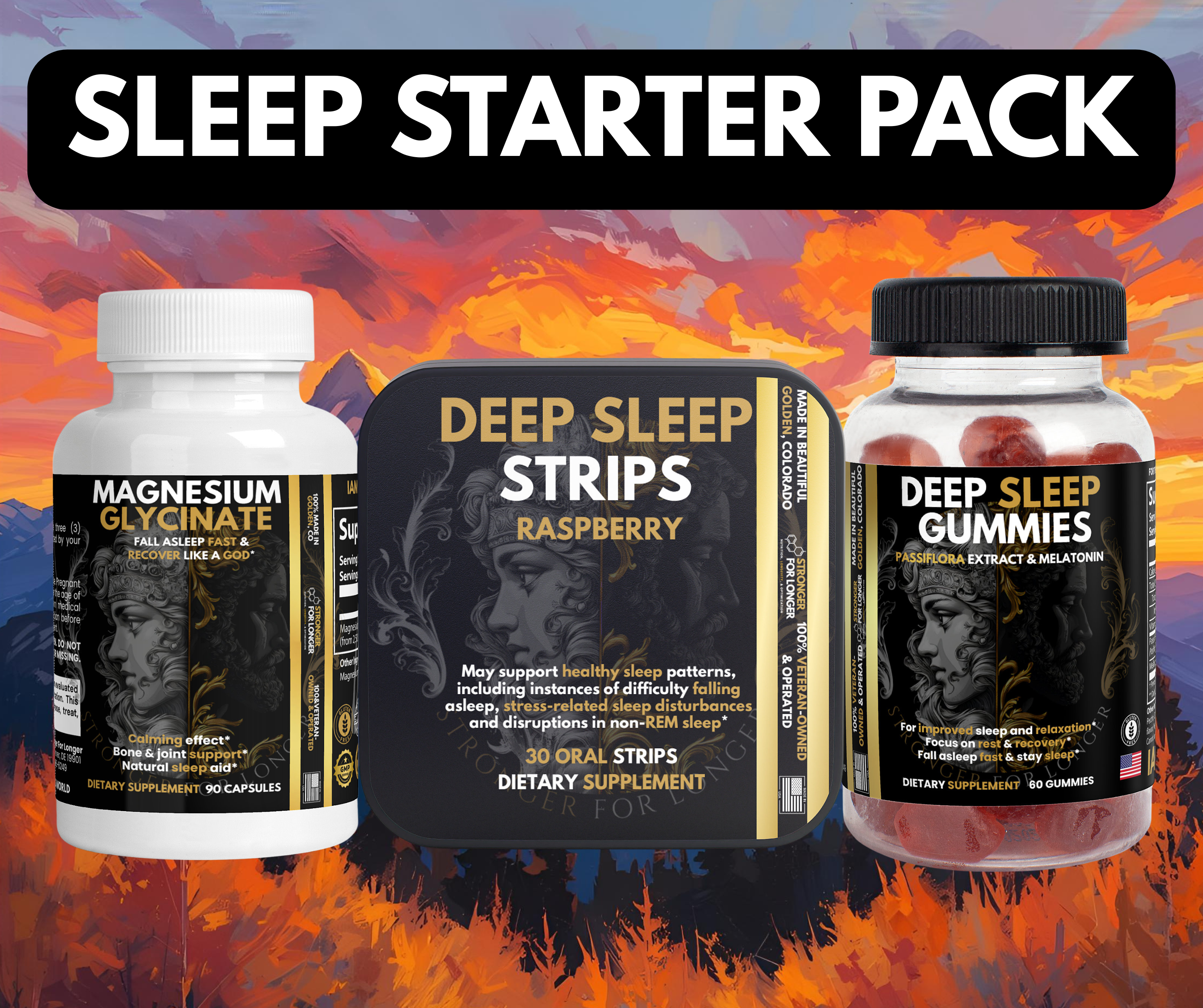 💤 Sleep Starter Pack – Your 3-in-1 Nightly Recovery Routine
