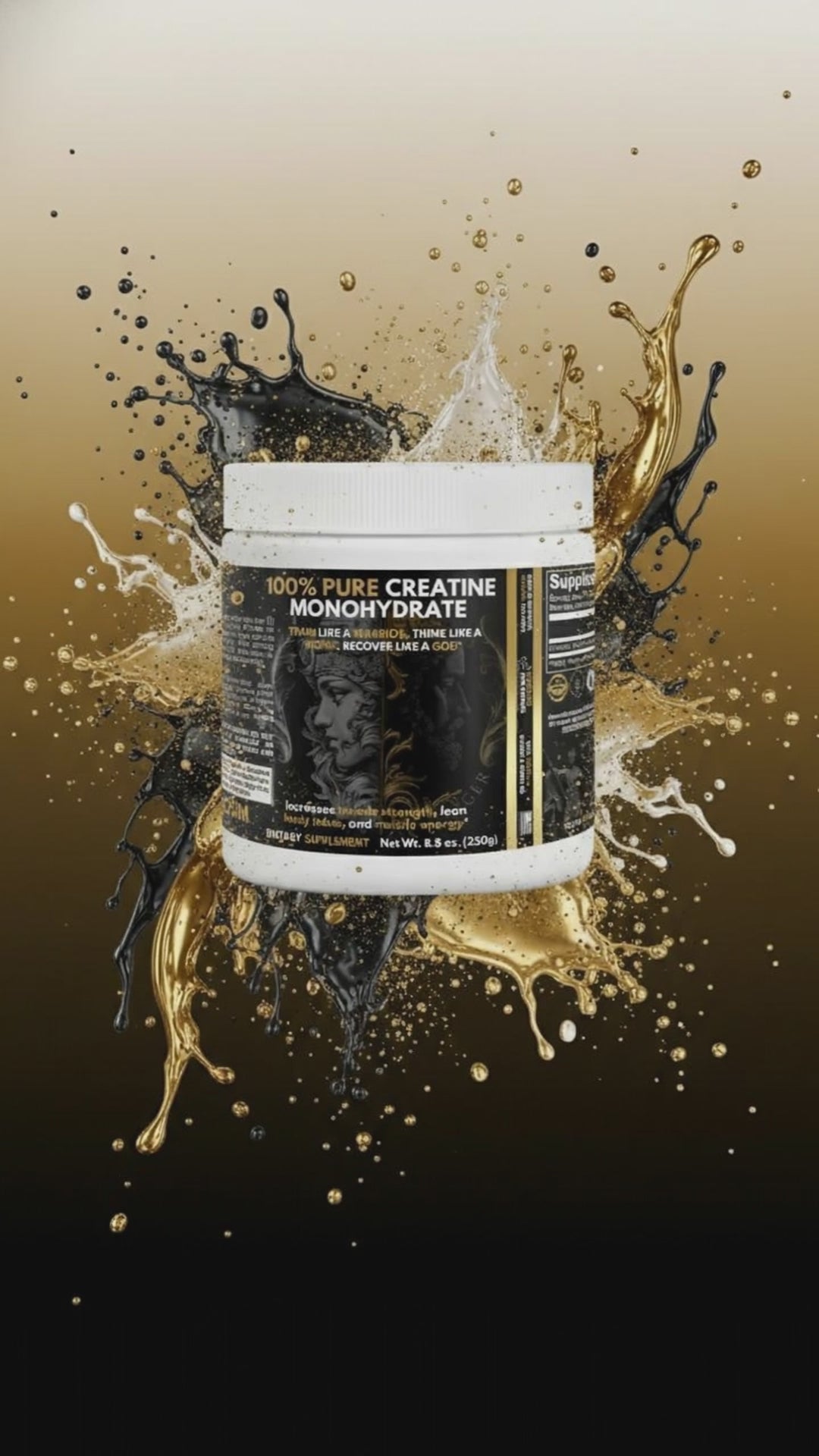 100% Pure & Natural Creatine Monohydrate: Power, Performance & Recovery Support